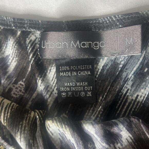 Urban Mango Womens Med Mini Dress Off Shoulder Flare Sleeve Rope Tie Fit & Flare - Picture 3 of 6